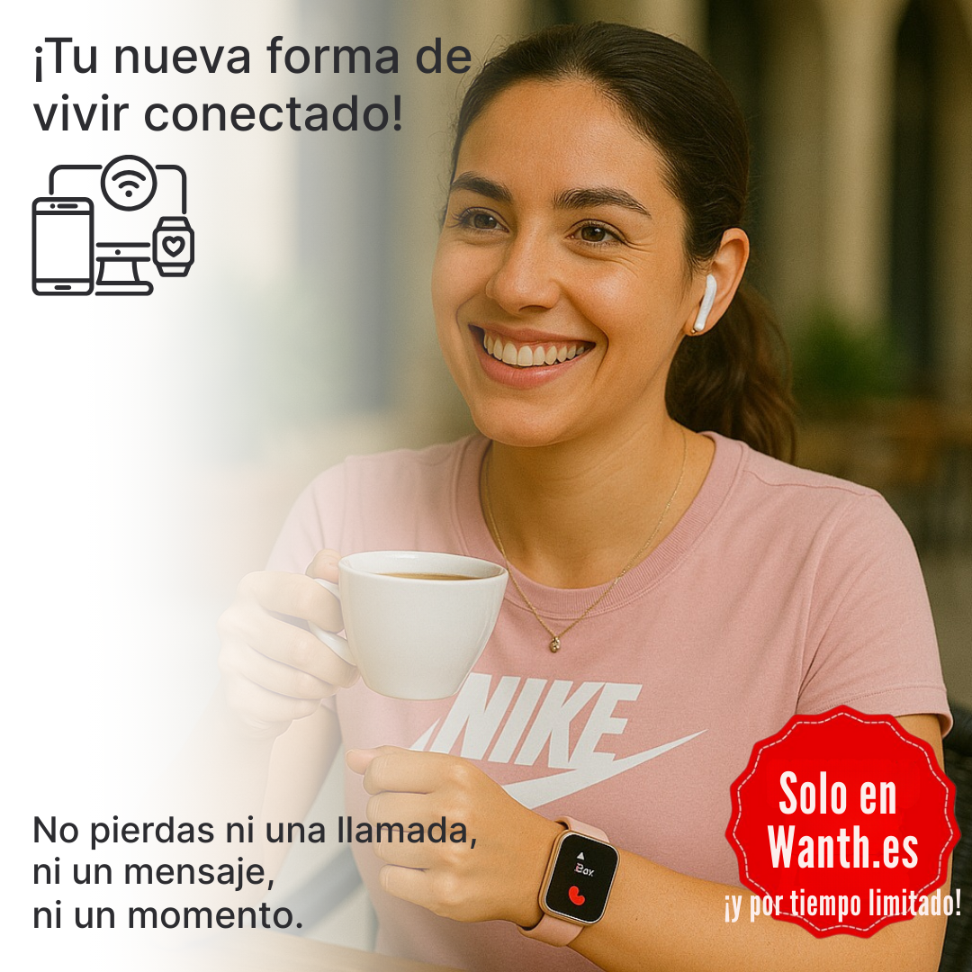 ⌚ Pack Smartwatch Série 10 + AirPods Pro 🎧
