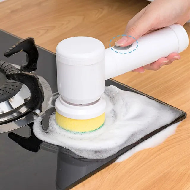 Cepillo TurboClean™ 3 em 1 – Limpieza profunda sin esfuerzo