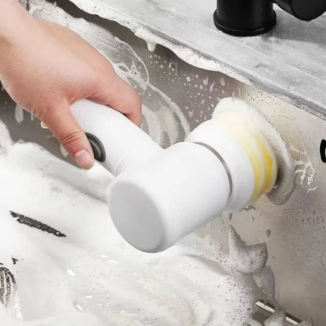 Cepillo TurboClean™ 3 em 1 – Limpieza profunda sin esfuerzo