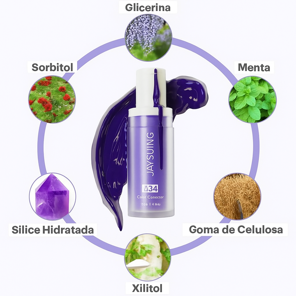 Blanqueador Dental Lila Flash V34 - Sonrisa blanca en minutos