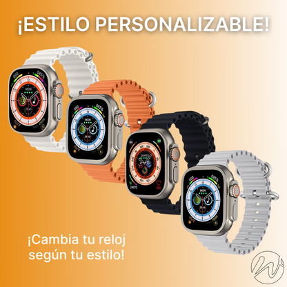 SMARTWATCH ULTRA PRO - Con 2 correas intercambiables - 10 colores diferentes