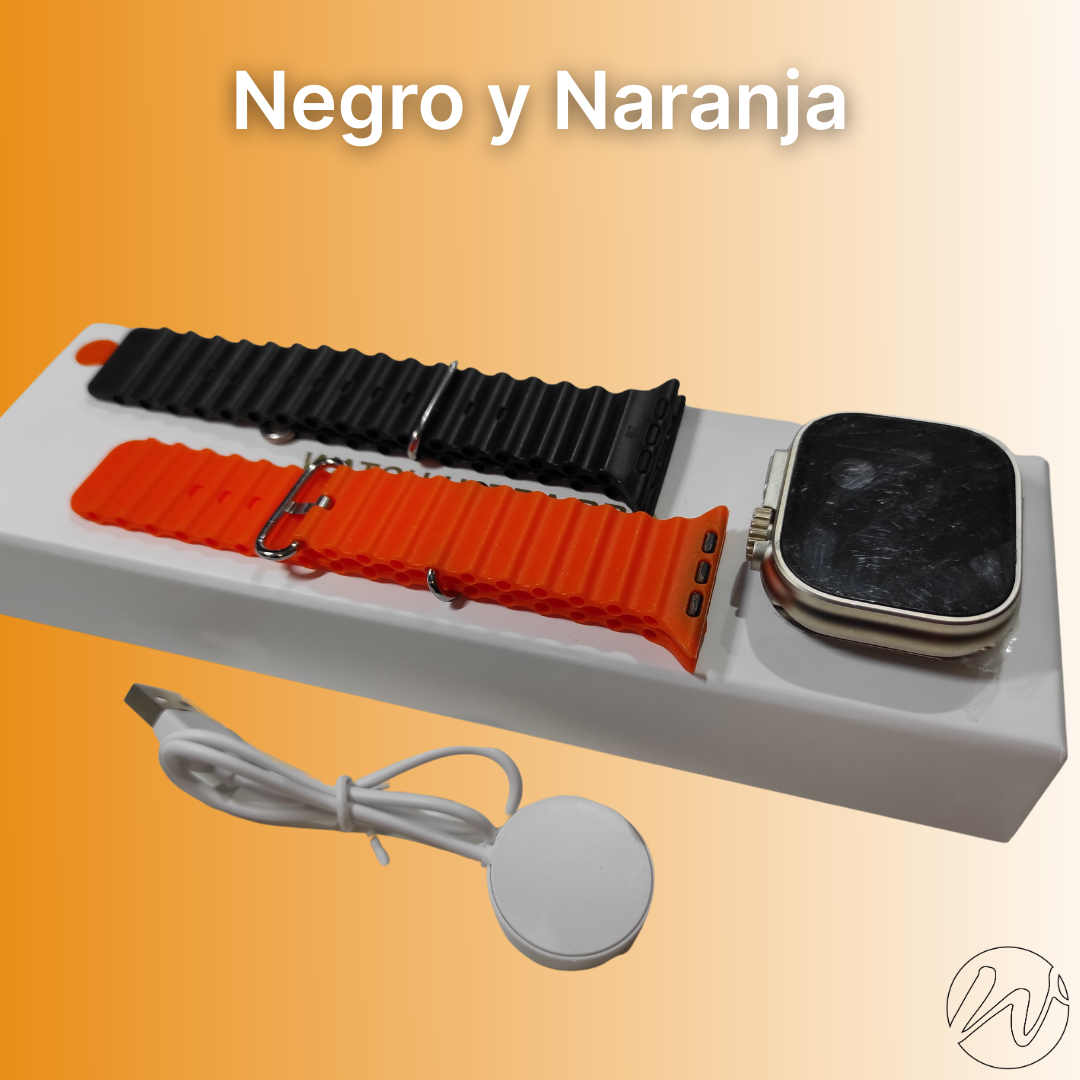 SMARTWATCH ULTRA PRO - Con 2 correas intercambiables - 10 colores diferentes