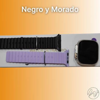 SMARTWATCH ULTRA PRO - Con 2 correas intercambiables - 10 colores diferentes