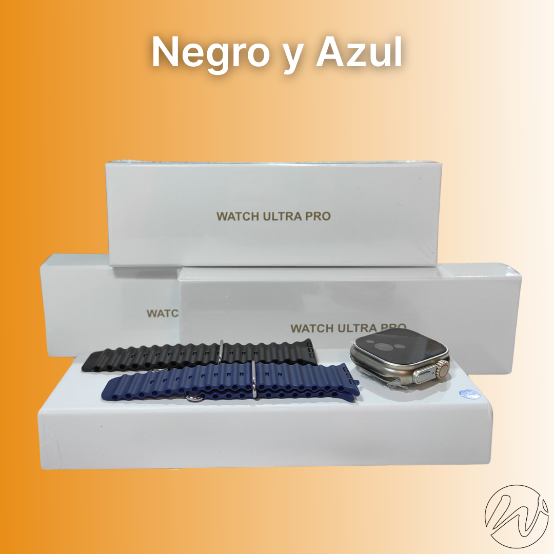 SMARTWATCH ULTRA PRO - Con 2 correas intercambiables - 10 colores diferentes