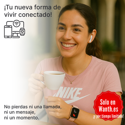 ⌚ Pack Smartwatch Série 10 + AirPods Pro 🎧
