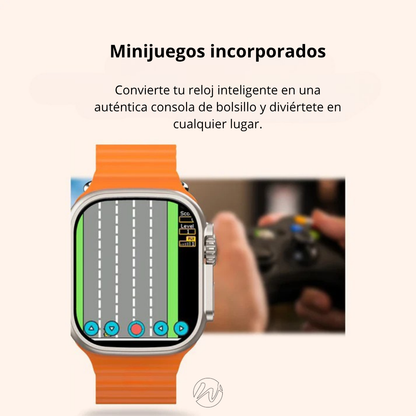 KIT SMARTWATCH P9 ULTRA 2 + AURICULARES + 7 CORREAS