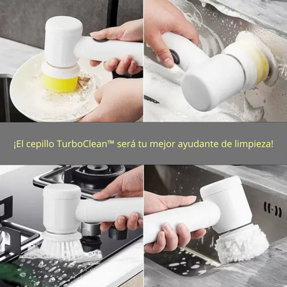 Cepillo TurboClean™ 3 em 1 – Limpieza profunda sin esfuerzo