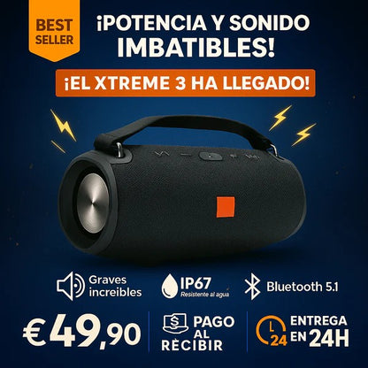 Altavoz XTREME 3™ - ¡Increíble Potencia y Sonido!
