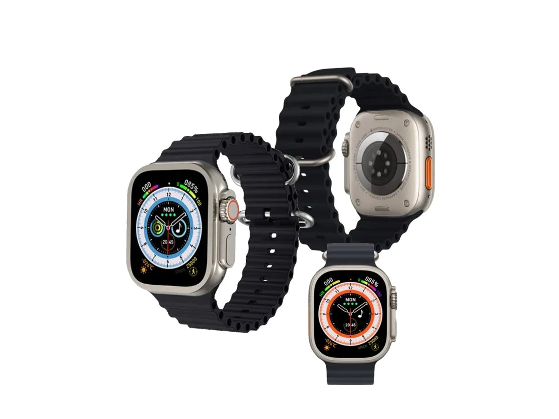 KIT SMARTWATCH P9 ULTRA 2 + AURICULARES + 7 CORREAS