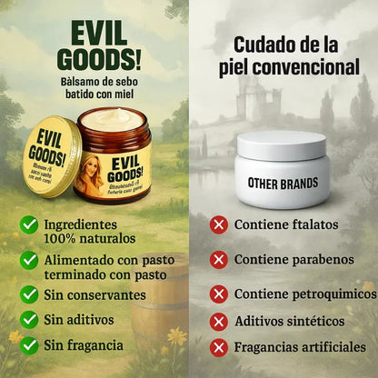 EvilGoods™ Bálsamo Rejuvenecedor – Solución Natural y Efectiva para Piel Seca, Sensible o con Eccema