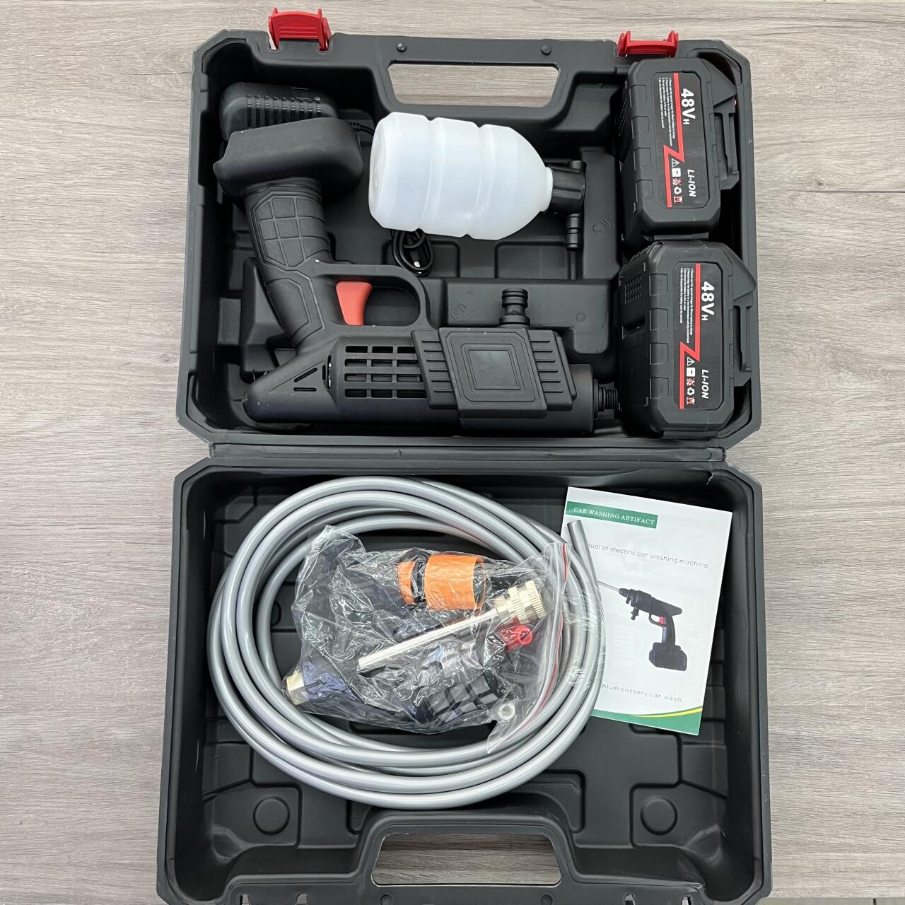 Hidrolavadora Inalambrica Presión Alta 48v con 2 Baterias
